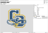 CO Logo Embroidery File 6 sizes