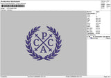 Cpcatext Embroidery File 6 sizes