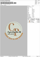 Cpcircle V2 Embroidery File 6 sizes