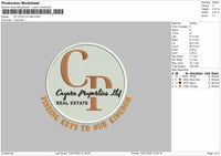 Cpcircle V2 Embroidery File 6 sizes