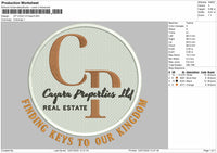 Cpcircle V2 Embroidery File 6 sizes