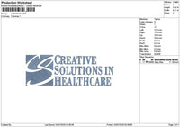 Creativetext 2407 Embroidery File 6 sizes