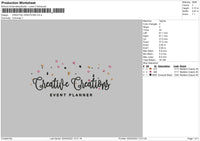 Creative Creations Embroidery File 4 size