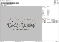 Creative Creations Embroidery File 4 size