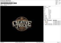 Creative Touch Embroidery File 4 size