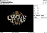 Creative Touch Embroidery File 4 size