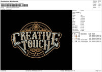 Creative Touch Embroidery File 4 size