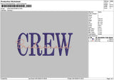 Crew Names Embroidry 7 Files