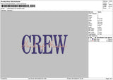 Crew Names Embroidry 7 Files