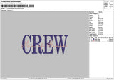 Crew Names Embroidry 7 Files