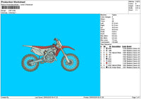 Motorcycle 1903 Embroidery File 6 sizes