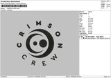 Crimsontext Embroidery File 6 sizes