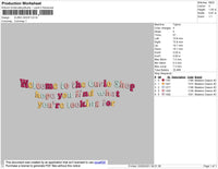 Curio Shop Embroidery File 3 size