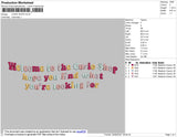 Curio Shop Embroidery File 3 size