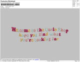 Curio Shop Embroidery File 3 size