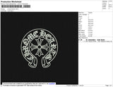 Crome Hearts ERmbroidery File 5 size