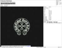 Crome Hearts ERmbroidery File 5 size