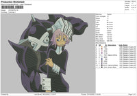 Crona Embroidery File 6 sizes