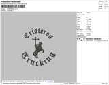Cristeros Embroidery File 4 size