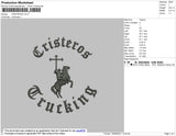 Cristeros Embroidery File 4 size