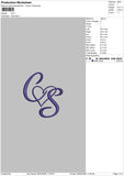 CS Embroidery File 4 size