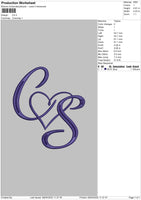 CS Embroidery File 4 size