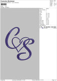 CS Embroidery File 4 size
