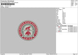 Csucircle Embroidery File 6 sizes