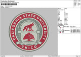 Csucircle Embroidery File 6 sizes