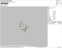 CTRL Embroidery File 4 size