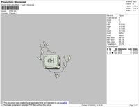 CTRL Embroidery File 4 size
