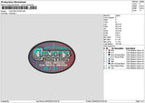 Cudjoestext Embroidery File 6 sizes