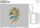 Cupid Colors Embroidery File 4 size