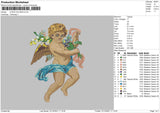Cupid Colors Embroidery File 4 size