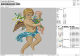 Cupid Colors Embroidery File 4 size