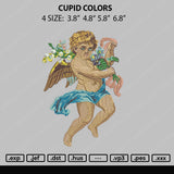 Cupid Colors Embroidery File 4 size
