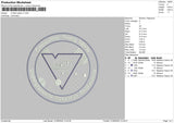 Cymtext V2 Embroidery File 6 sizes