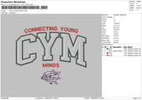 Cymtext V3 Embroidery File 6 sizes