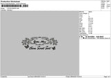 Cynthiatext Emboidery File 6 sizes