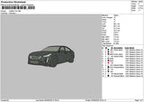 Black Car 2906 Embroidery File 6 sizes
