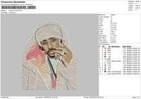 Camron Photo Embroidery File 5 sizes