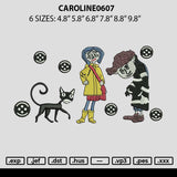 Caroline0607 Embroidery File 6 sizes