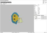 Caroline Doll Embroidery File 5 sizes