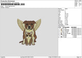 Cat Dog 1011 Embroidery File 6 sizes