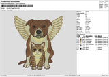 Cat Dog 1011 Embroidery File 6 sizes