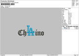 Chlainotext Embroidery File 6 sizes