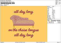 Sofatext Embroidery File 6 sizes