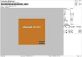 Channel Orange Cover Embroidery File 4 size