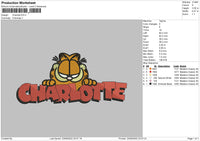 Charlotte Embroidery File 5 sizes