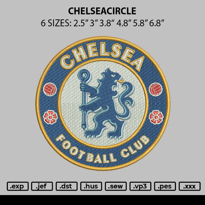 Chelseacircle Embroidery File 6 sizes